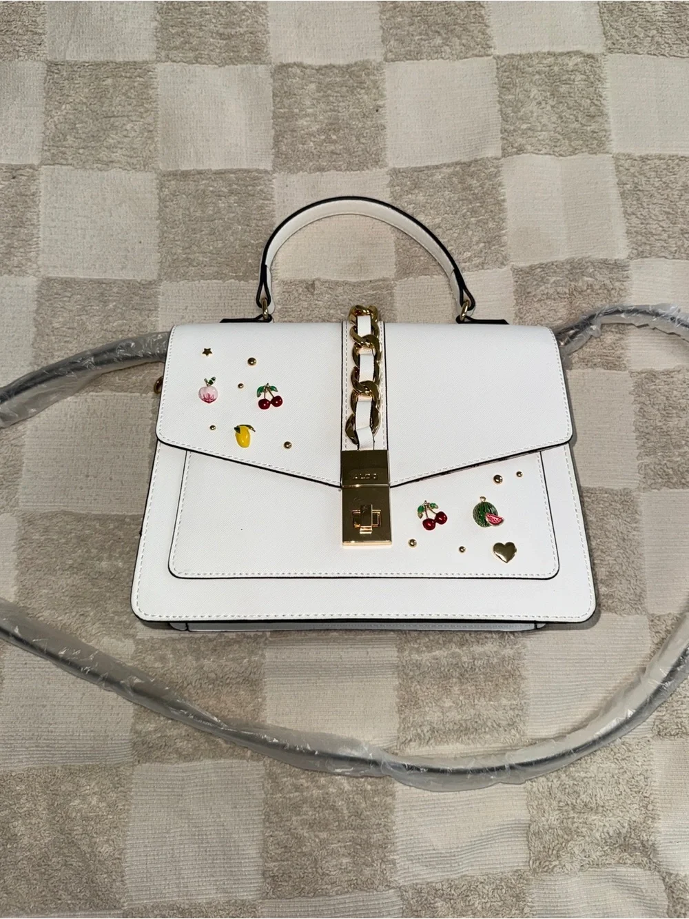 New Aldo Purse with Fruit Embellishments‎